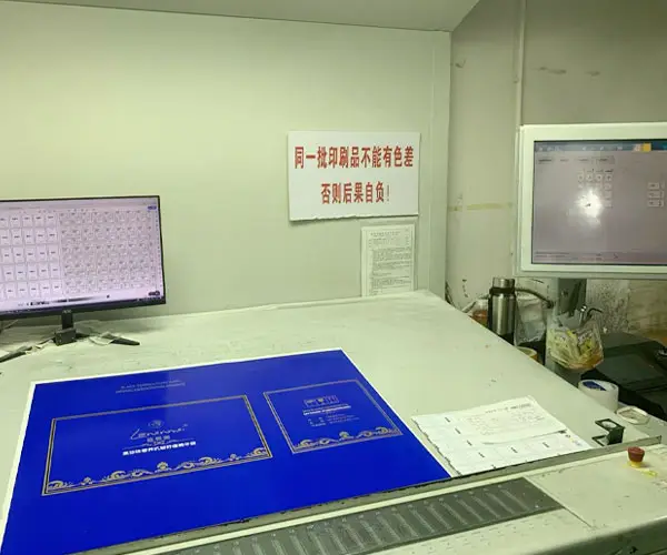 Quality control inspection for custom chocolate packaging printing sheets