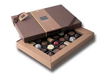 Chocolate Lid and Base Paper Box (Foldable)