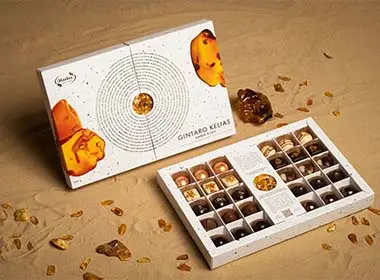 Chocolate Lid and Base Paper Box (Foldable)