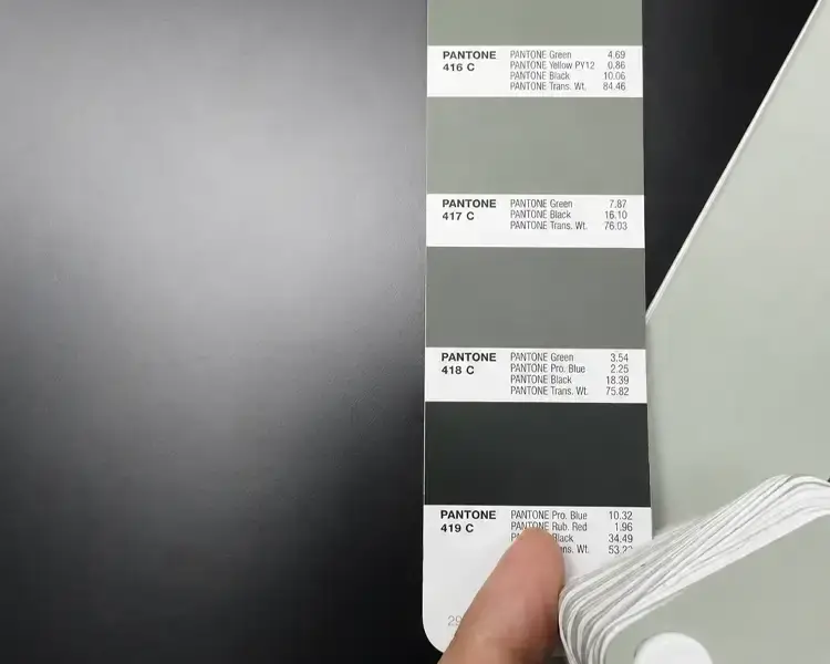 Pantone color matching check for custom chocolate packaging printing to keep brand colors consistent from sample to bulk production