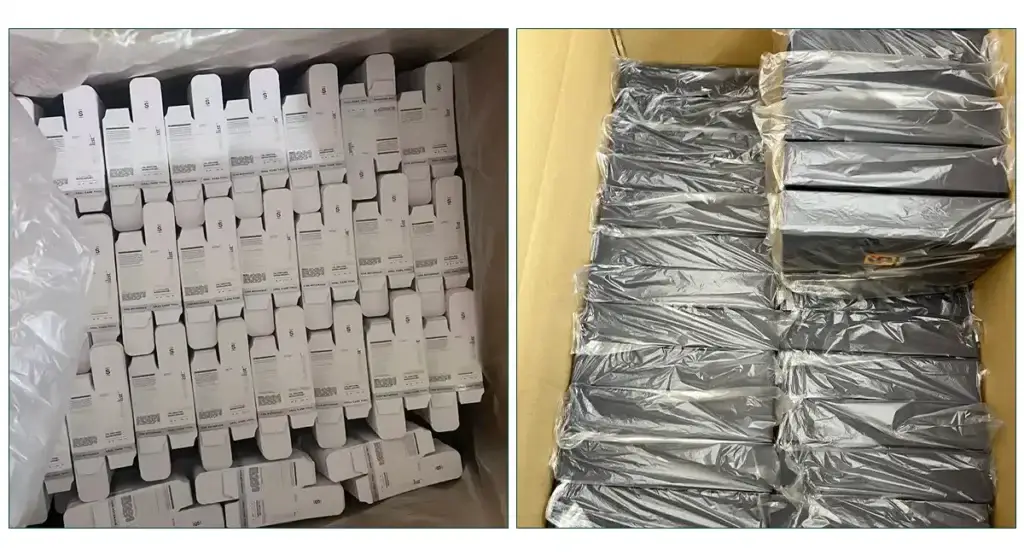Comparison of flat-packed folding cartons and pre-assembled chocolate gift boxes, showing how assembly and packing volume can affect custom chocolate packaging cost.